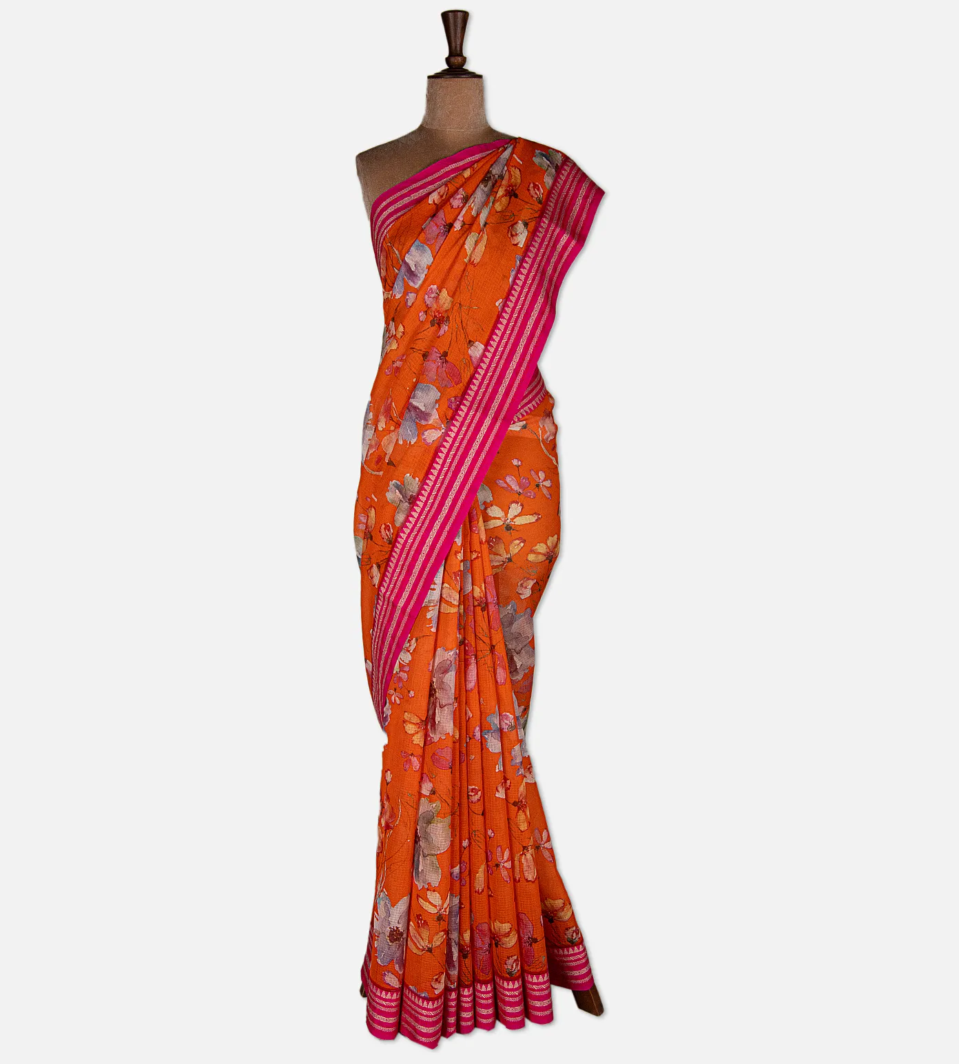 orange-kota-cotton-saree-d09127636-b