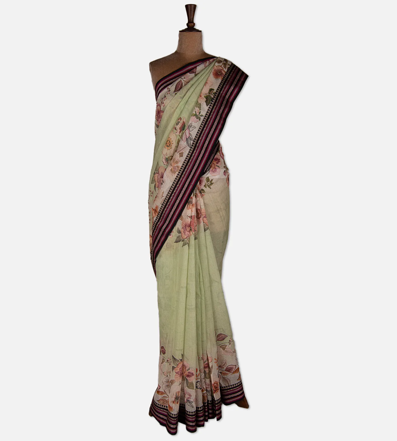 light-green-kota-cotton-saree-d09127638-b