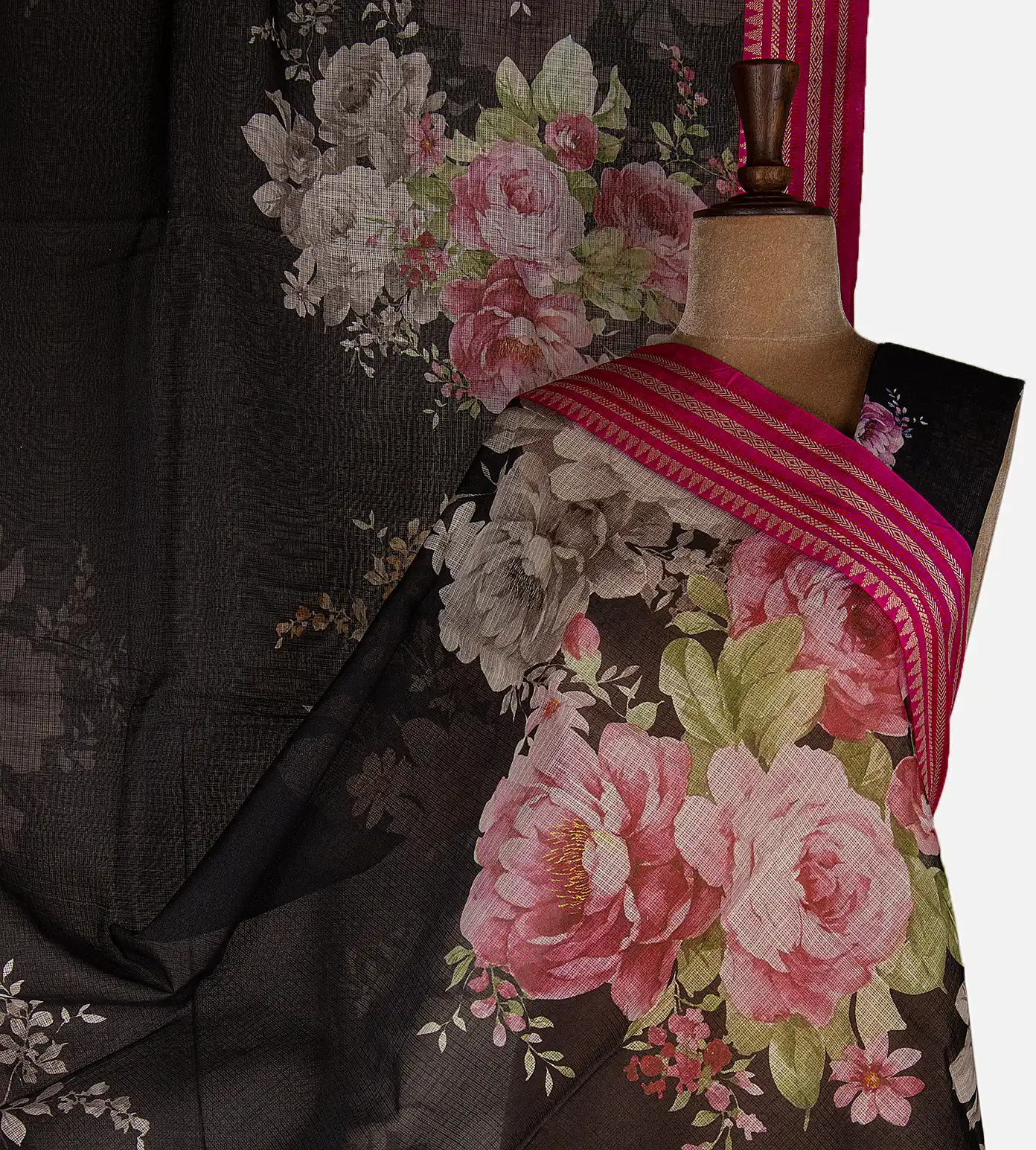 black-kota-cotton-saree-d09127645-a