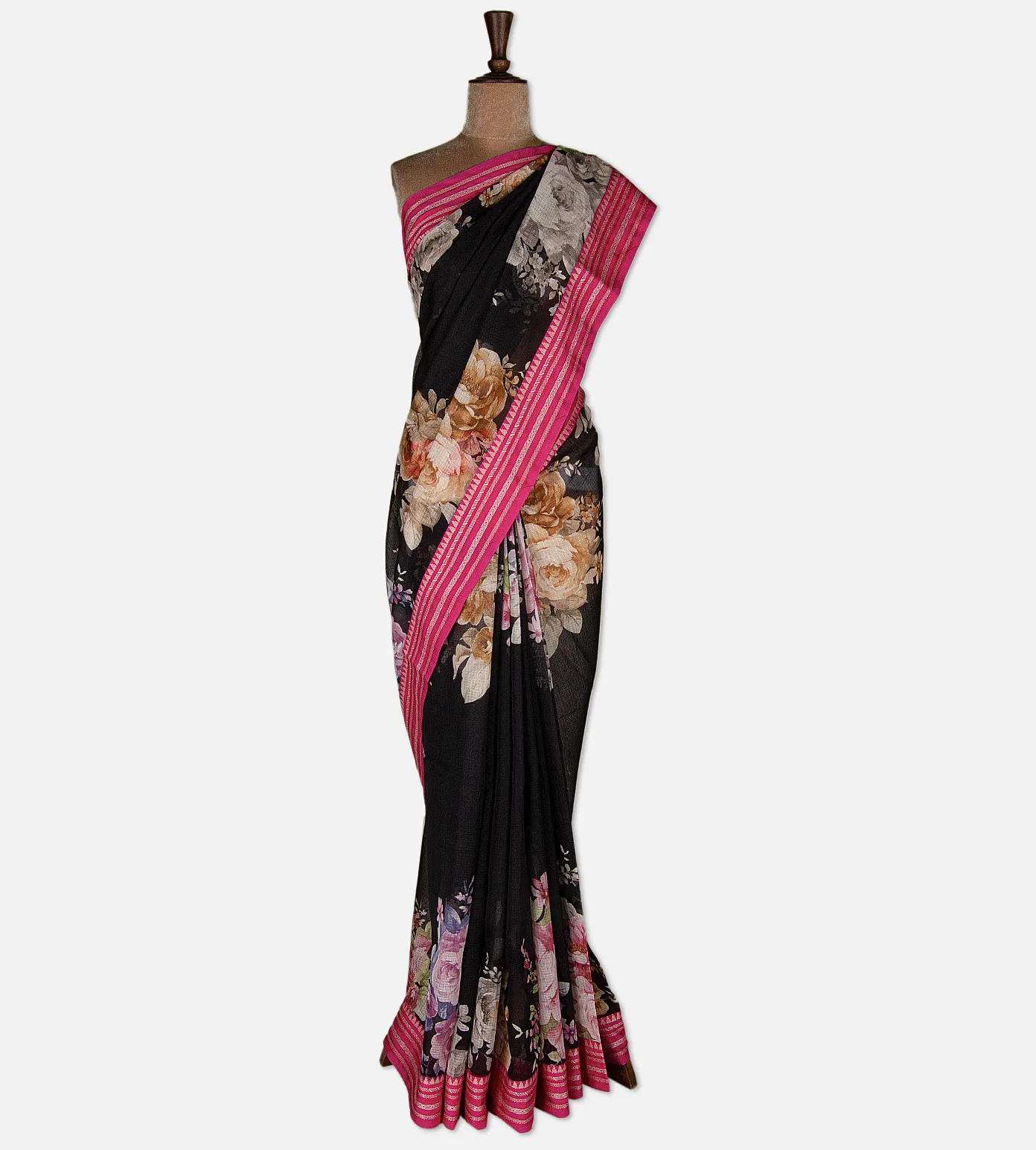 black-kota-cotton-saree-d09127645-b