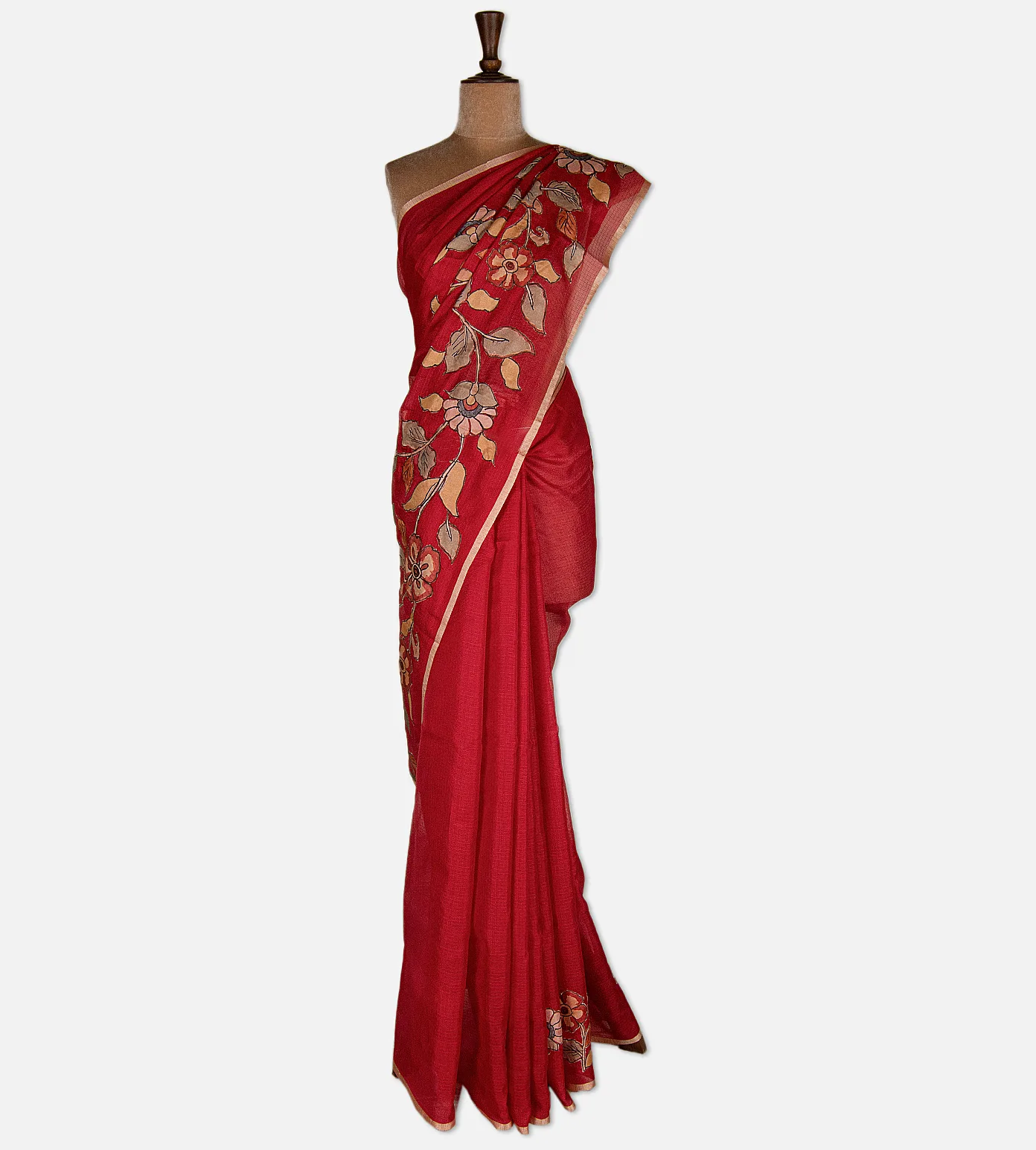 red-kota-cotton-saree-d12140760-b
