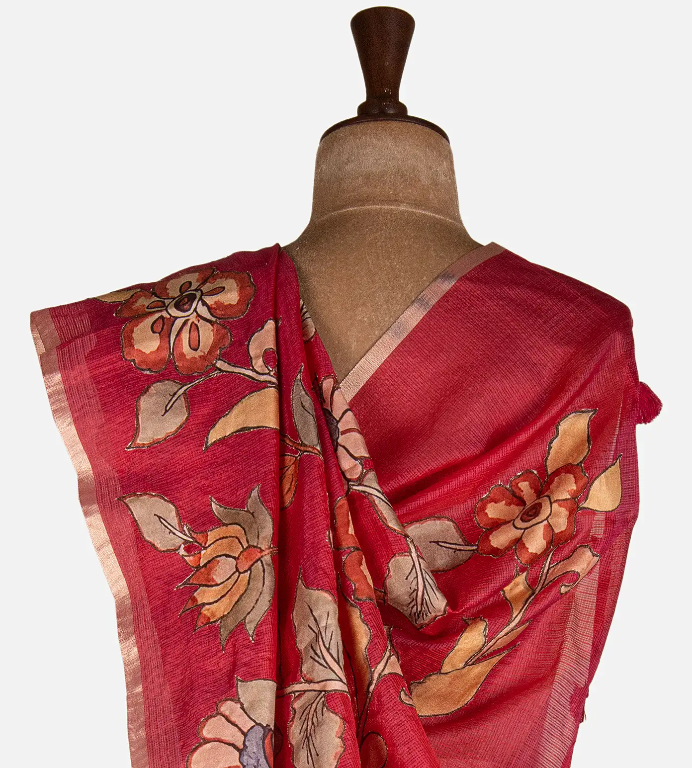 crimson-red-kota-cotton-saree-d12140758-c