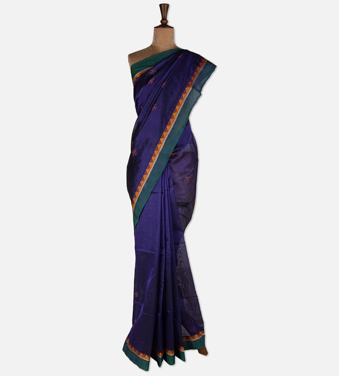 blue-cotton-silk-saree-d12140581-b