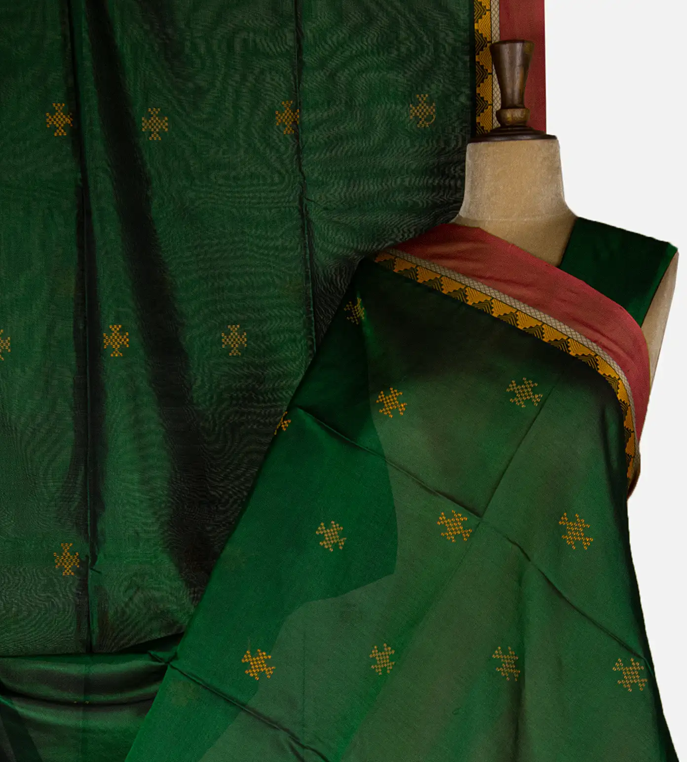 green-cotton-silk-saree-d12140582-a