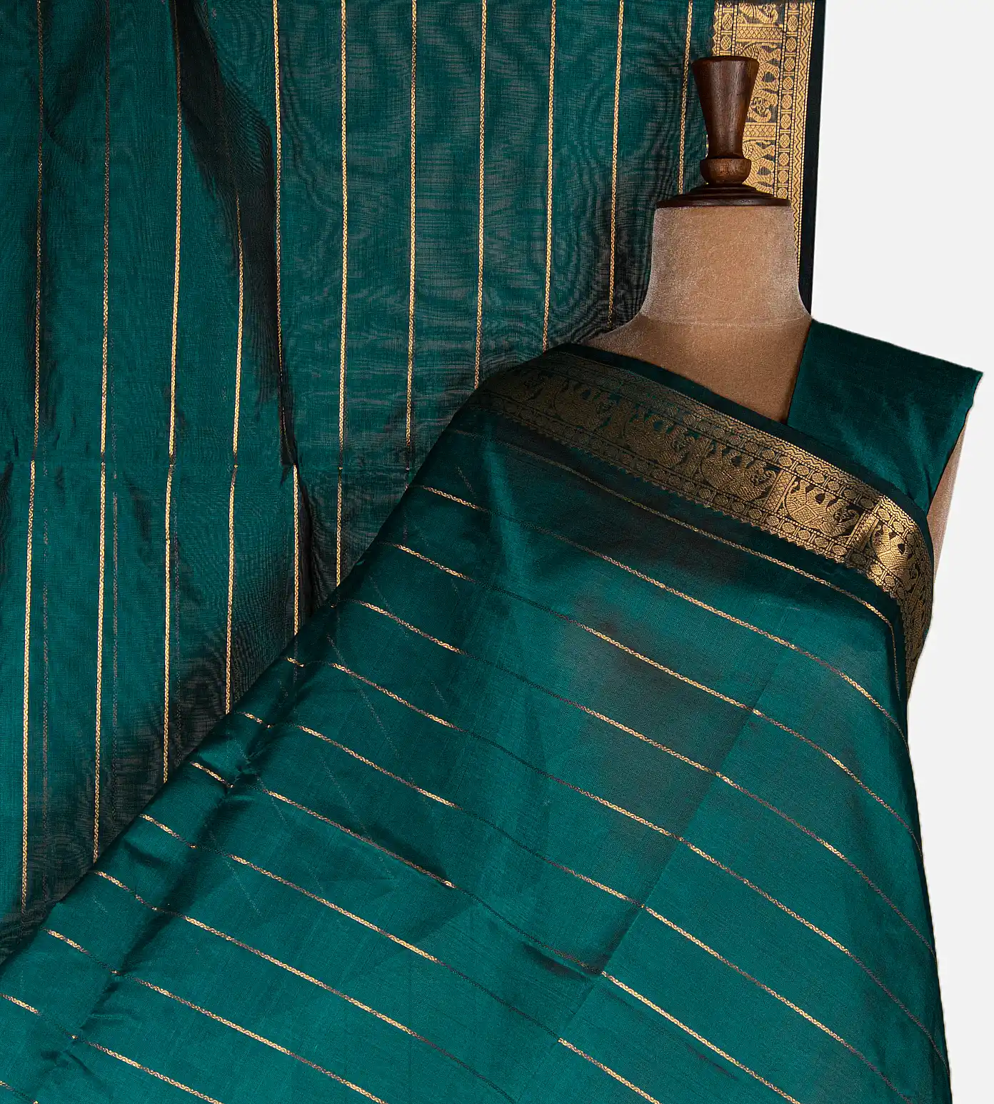 blue-cotton-silk-saree-d11138420-a