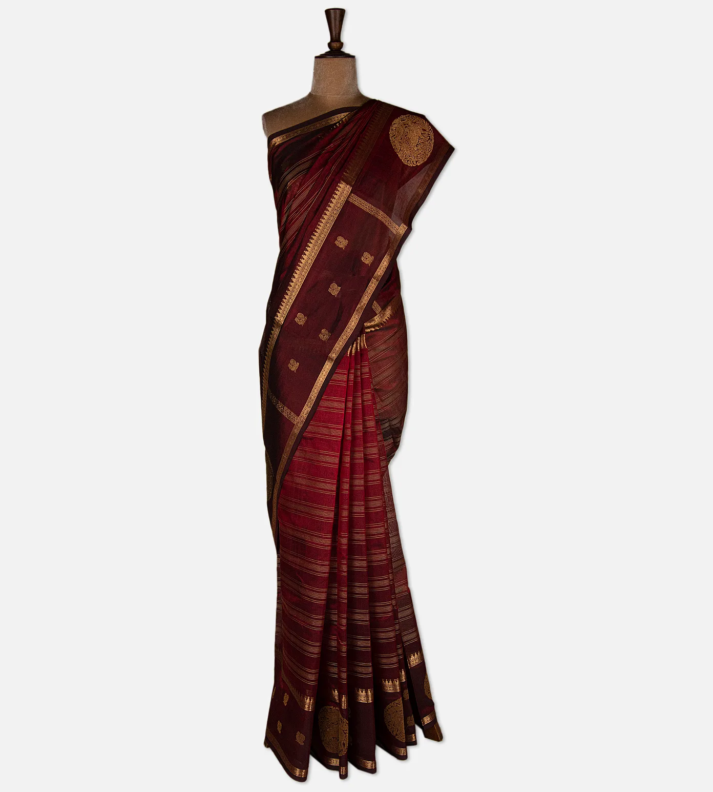 maroon-cotton-silk-saree-d11138463-b