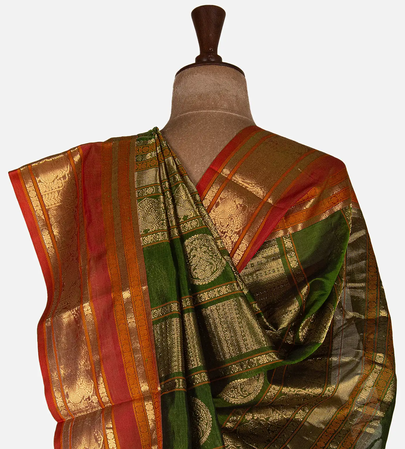 green-cotton-silk-saree-d111368453-c