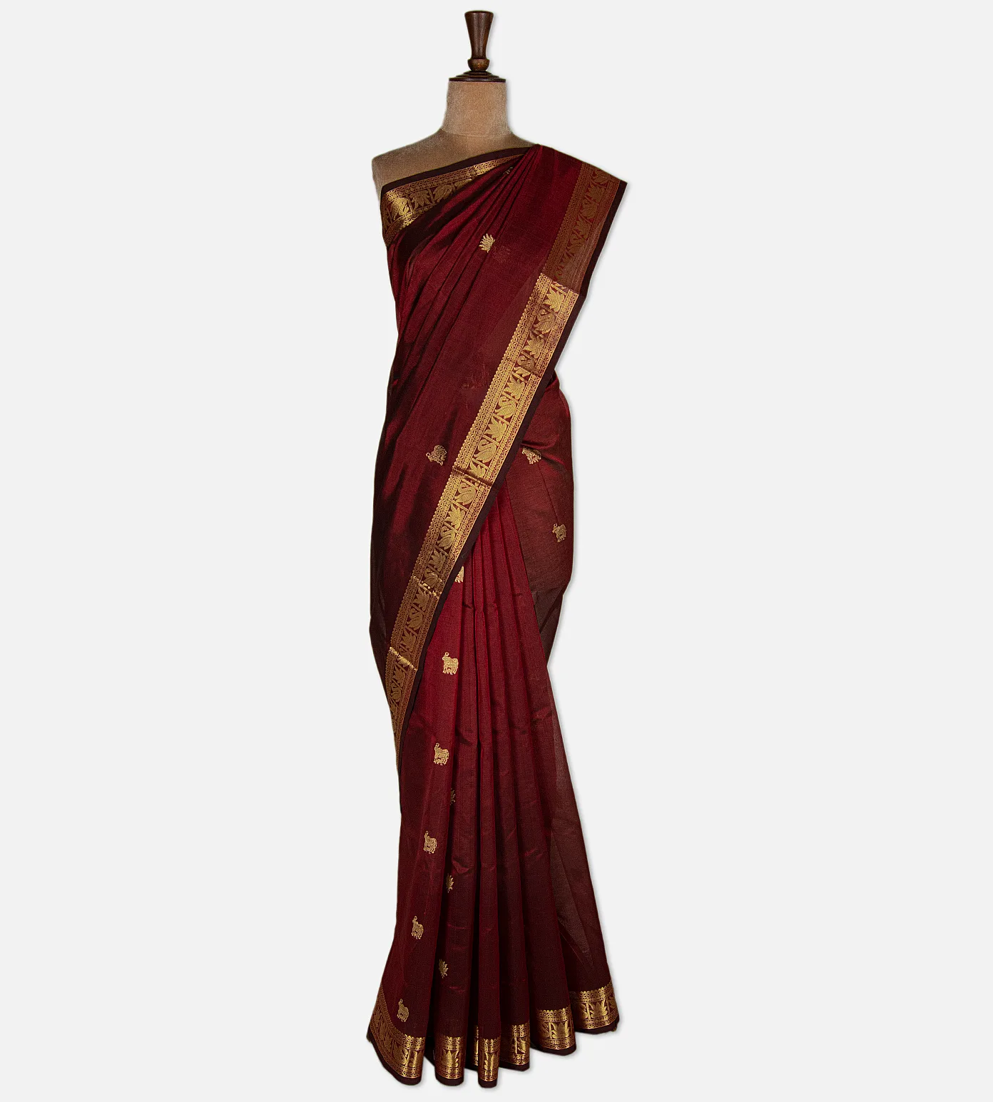 maroon-cotton-silk-saree-d11138426-b