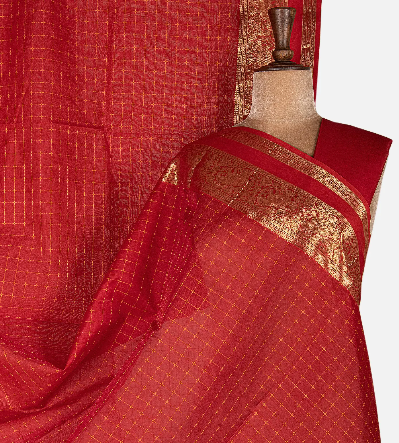 red-cotton-silk-saree-d11138438-a