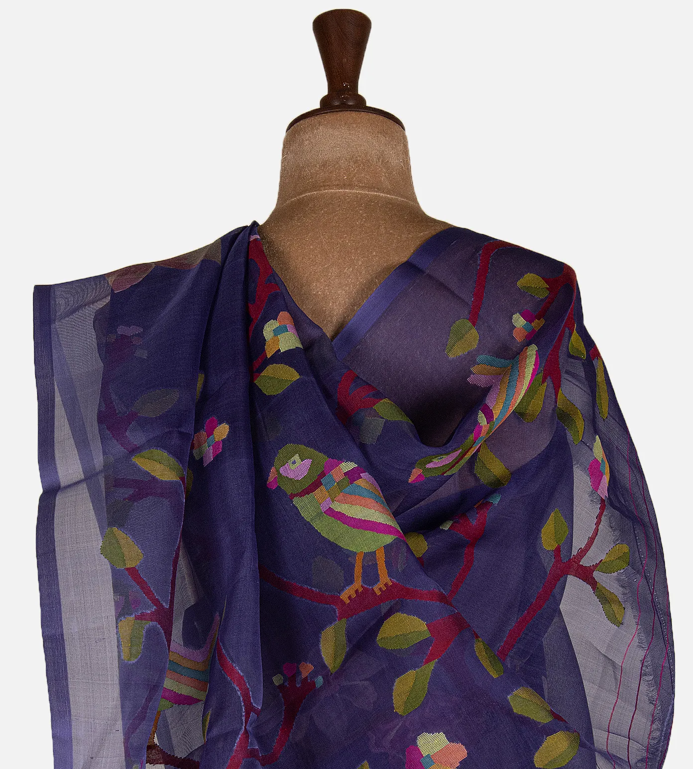 blue-organza-saree-d12143401-c