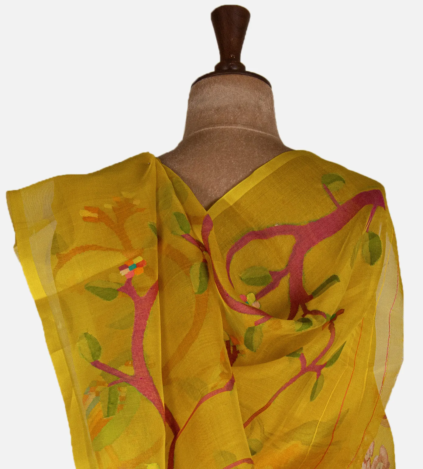 yellow-organza-saree-d12143399-c