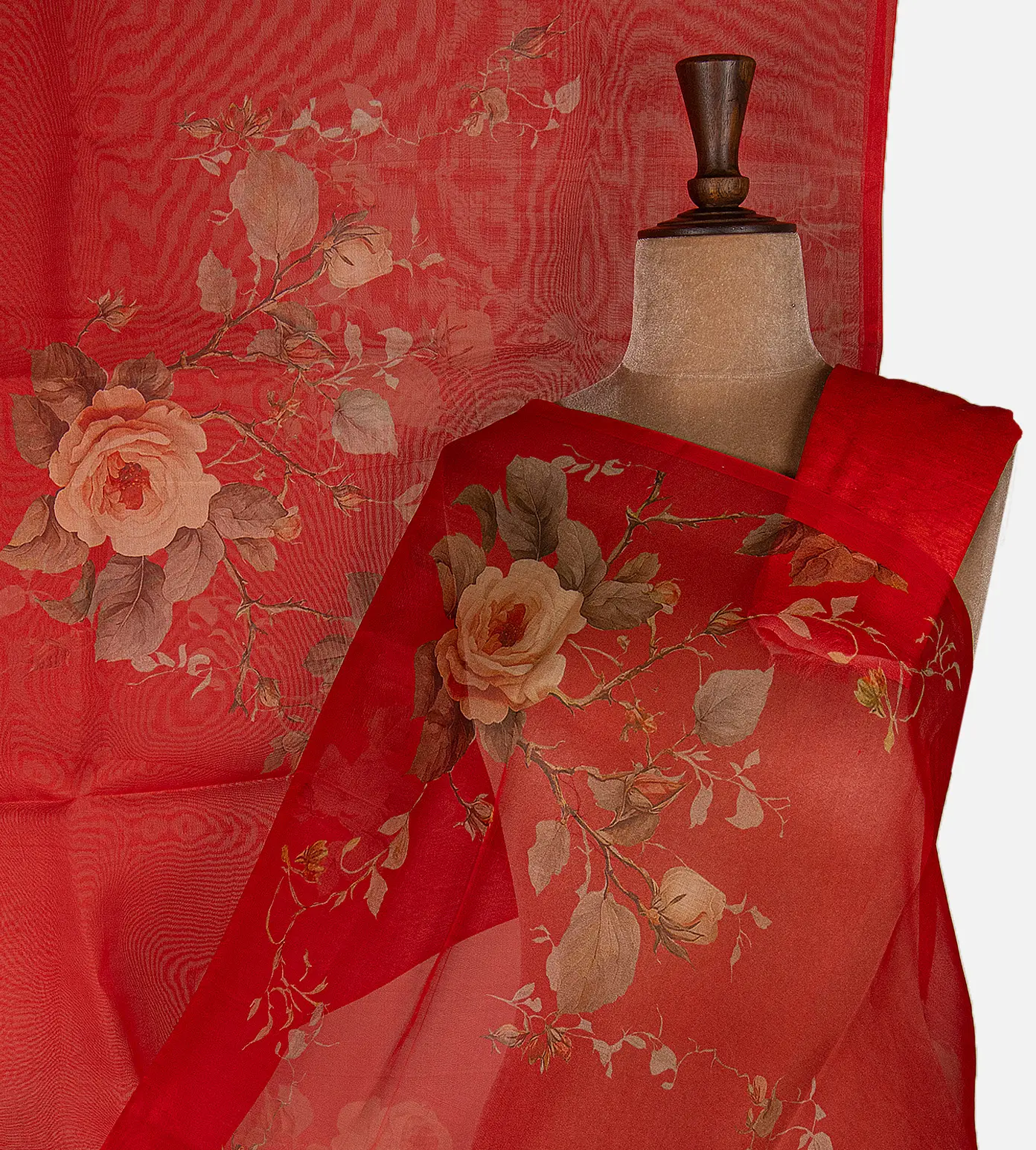 red-organza-saree-d12143396-a