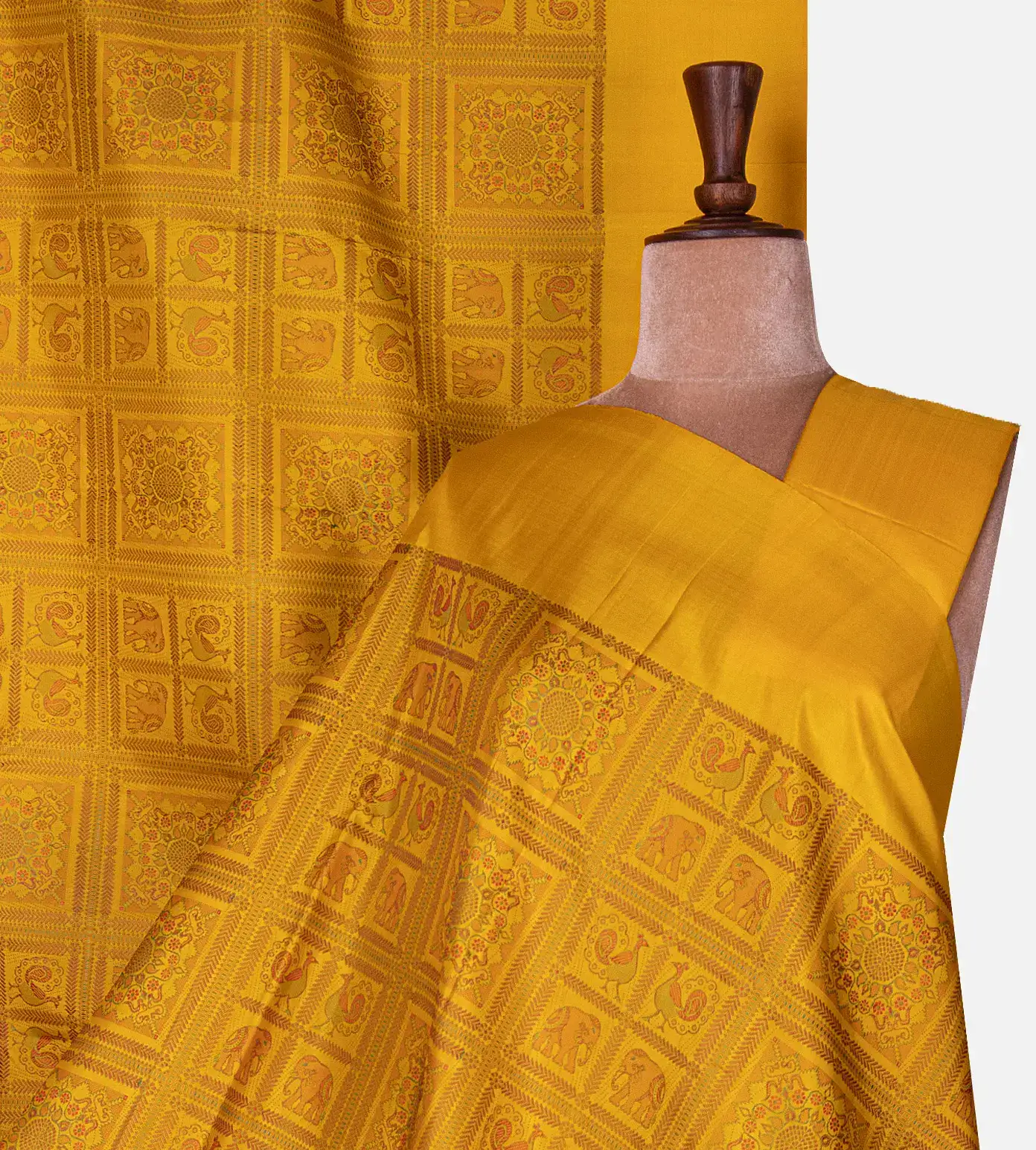 yellow-kanchipuram-silk-saree-d12140887-a