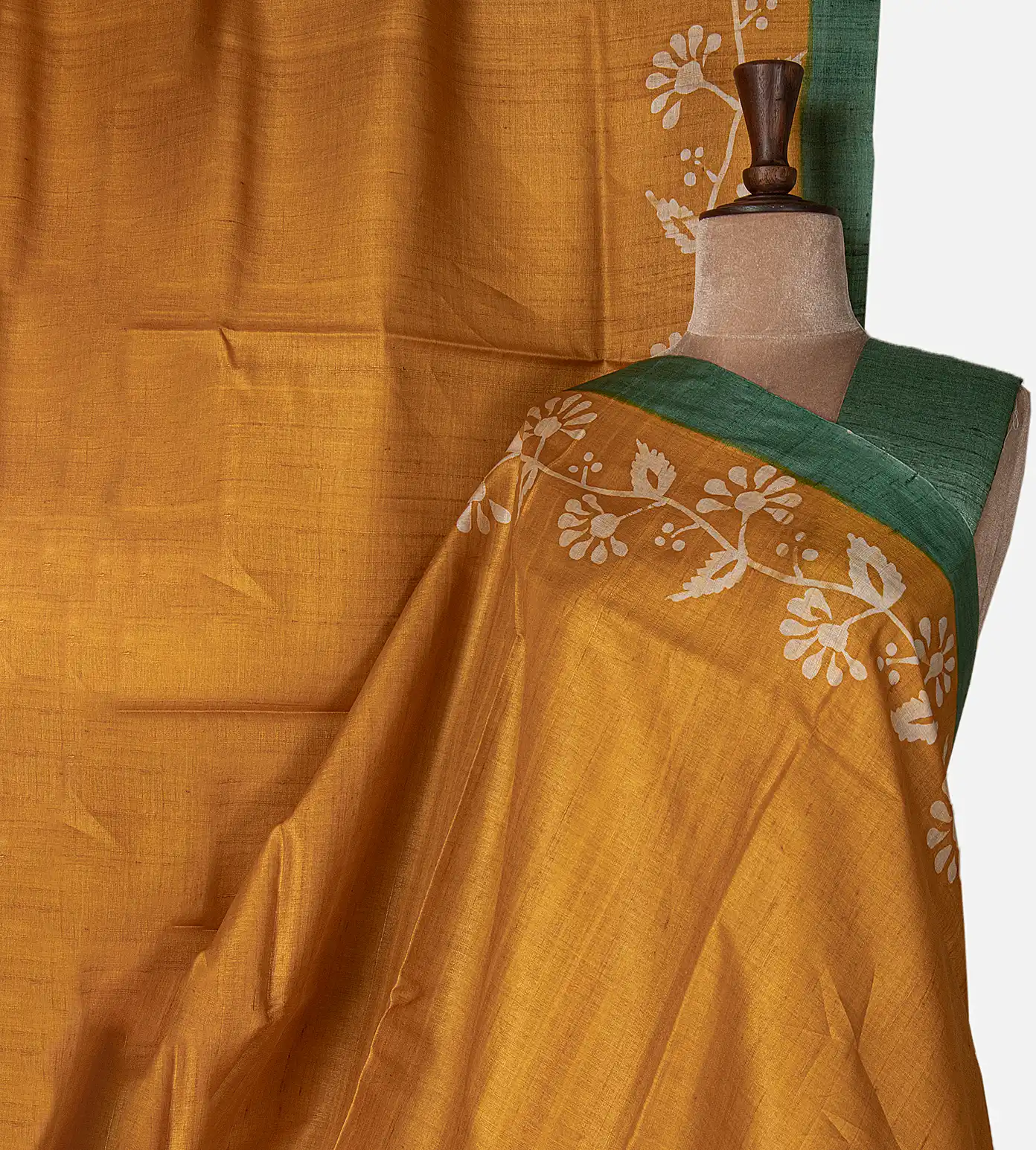 yellow-tussar-saree-d09124136-a