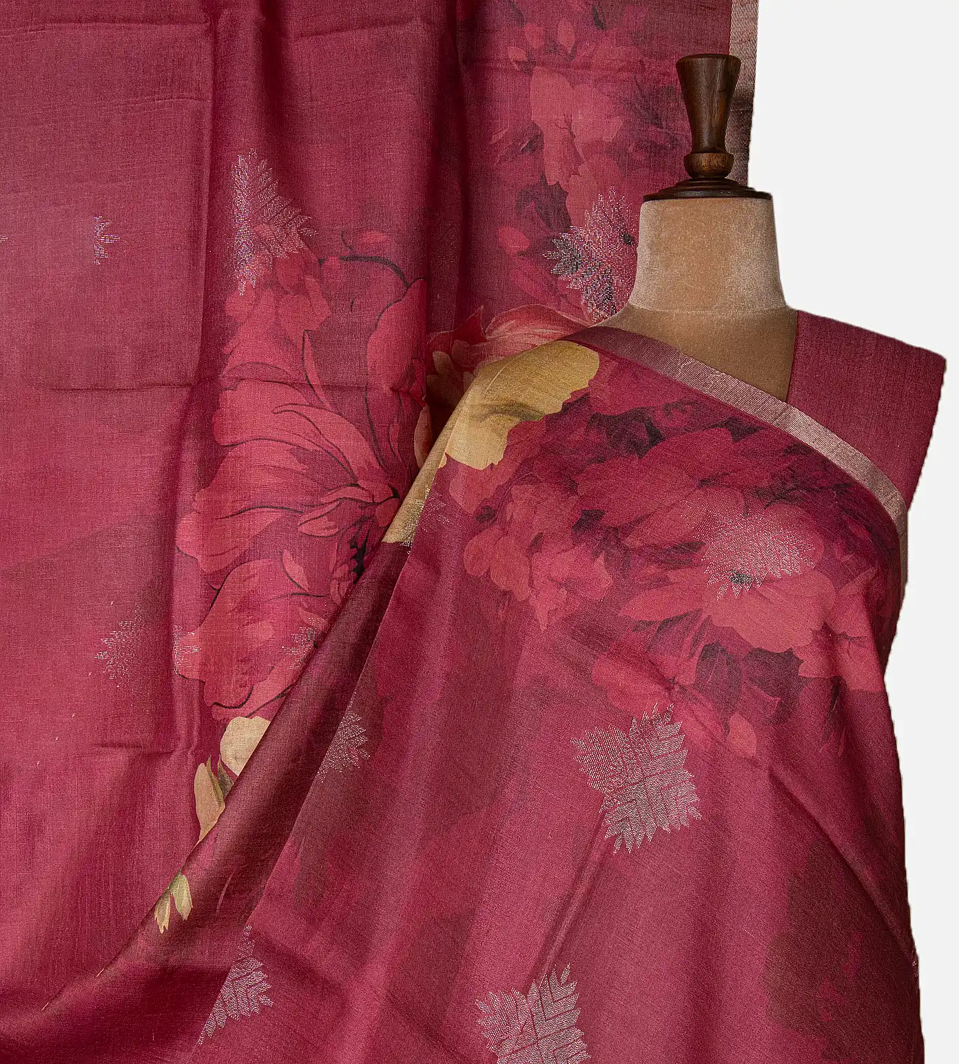 pink-tussar-saree-d09125571-a
