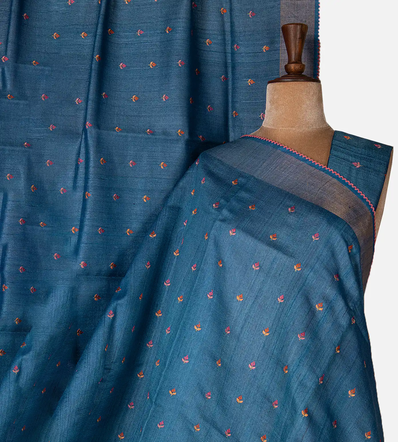 blue-tussar-saree-d12143701-a