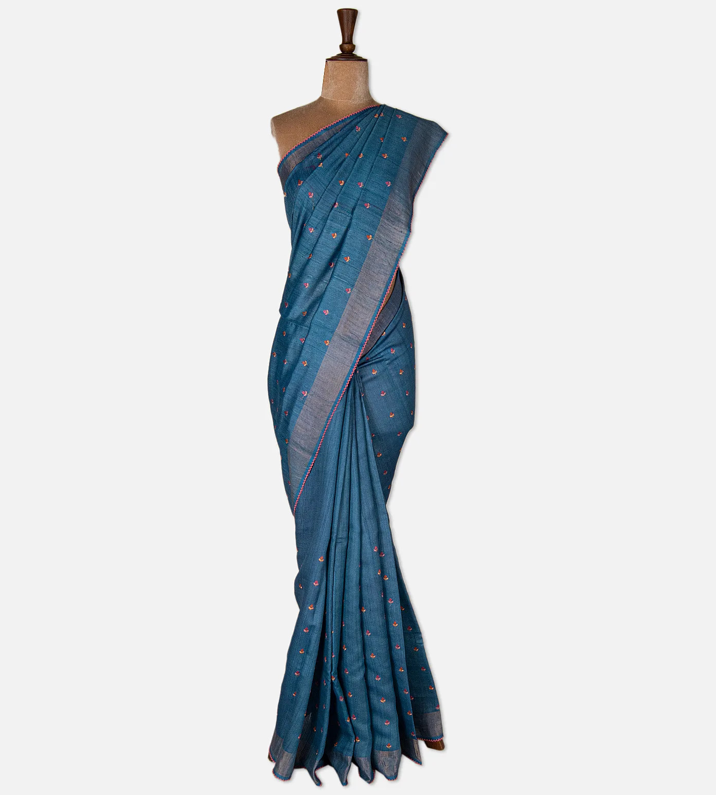 blue-tussar-saree-d12143701-b