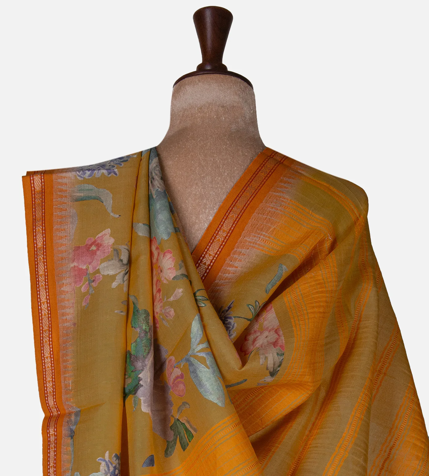 yellow-tussar-saree-d11139497-c