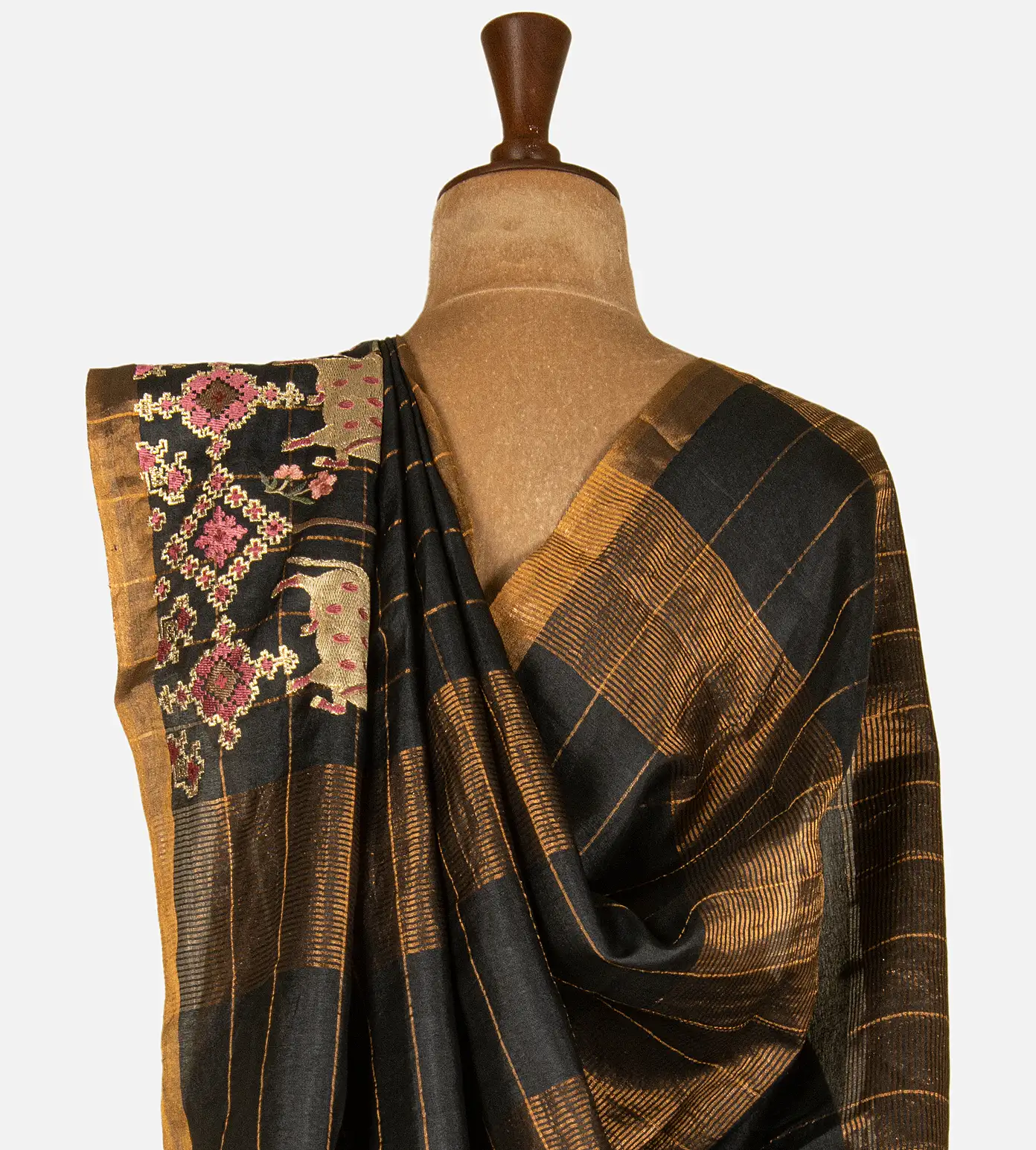 black-tussar-saree-e01146262-c