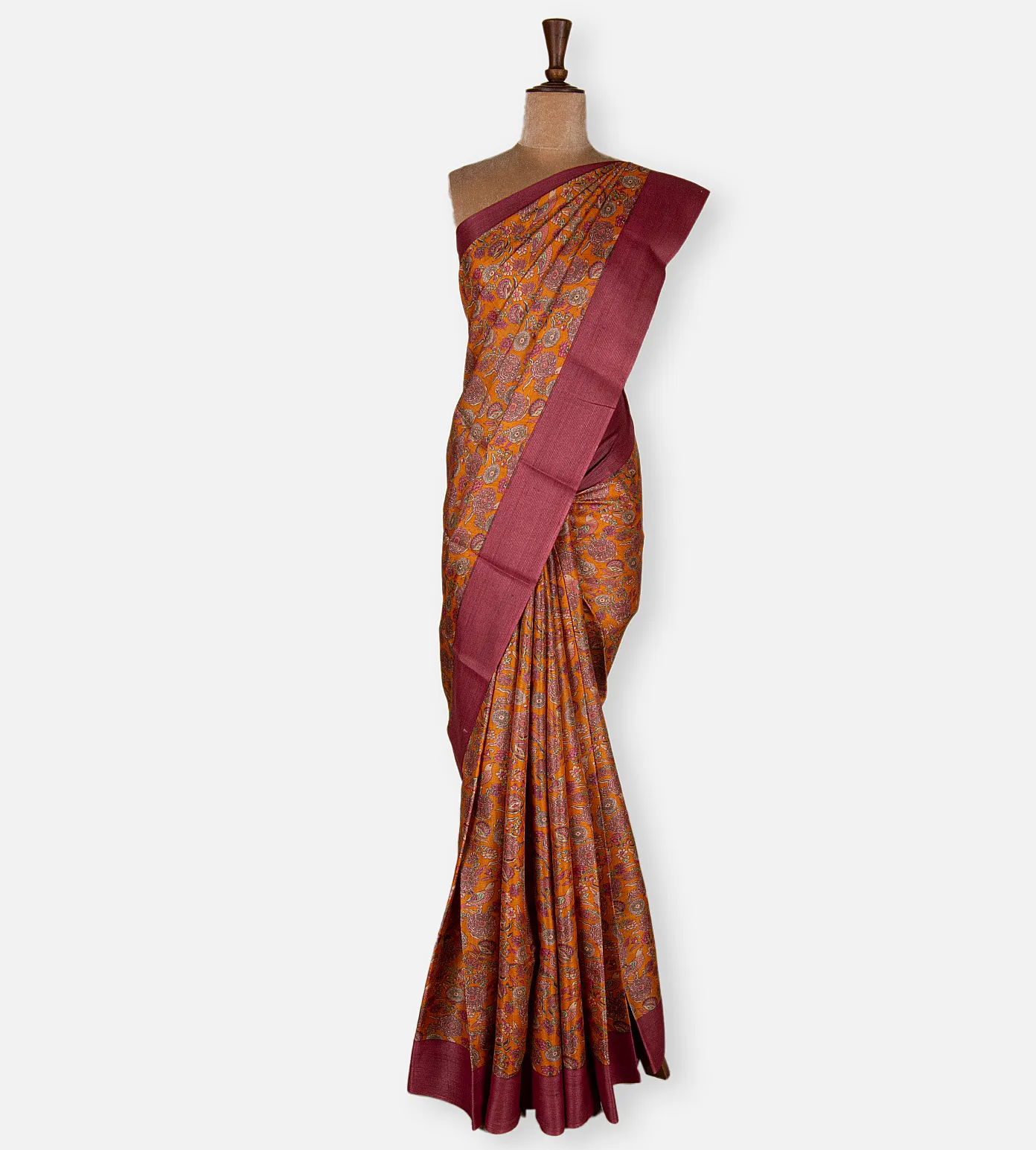 tangerine-yellow-tussar-saree-c0970542-b