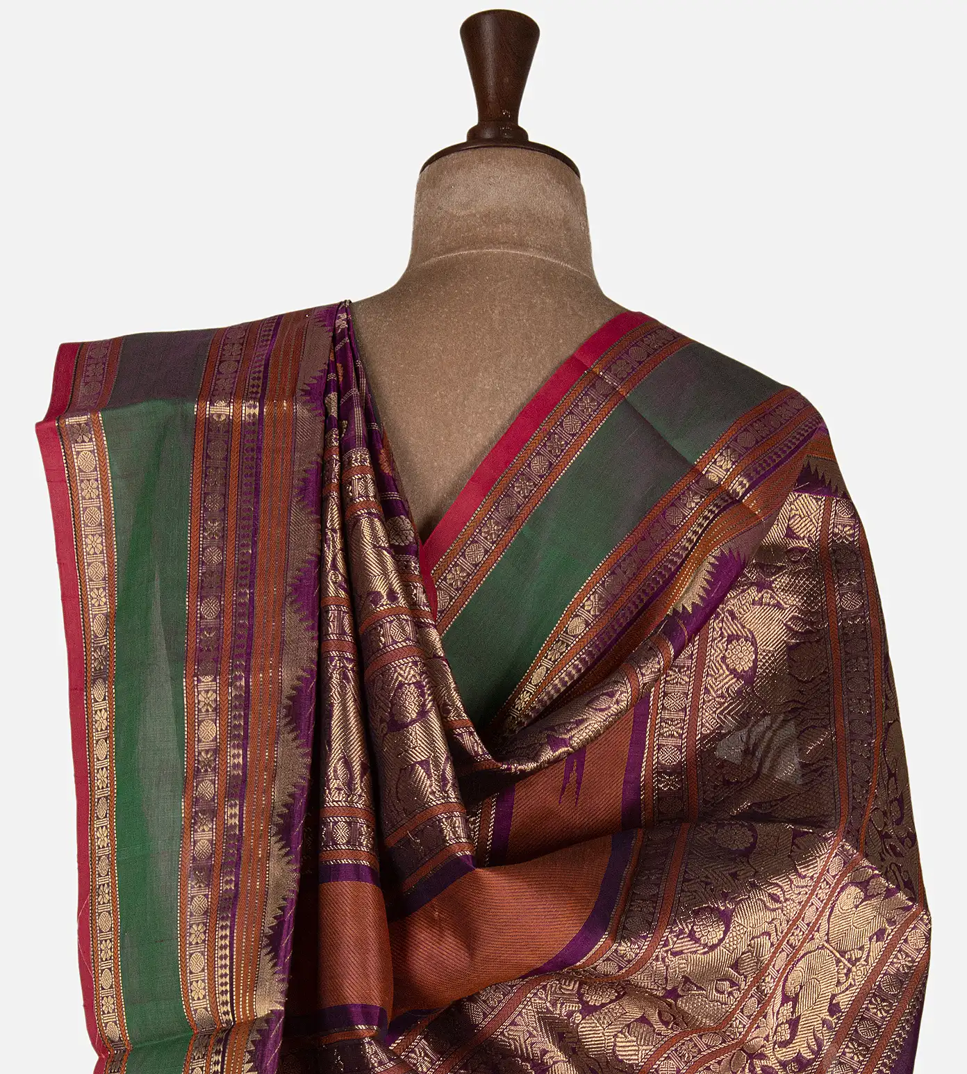 dark-pink-cotton-silk-saree-d12142898-c