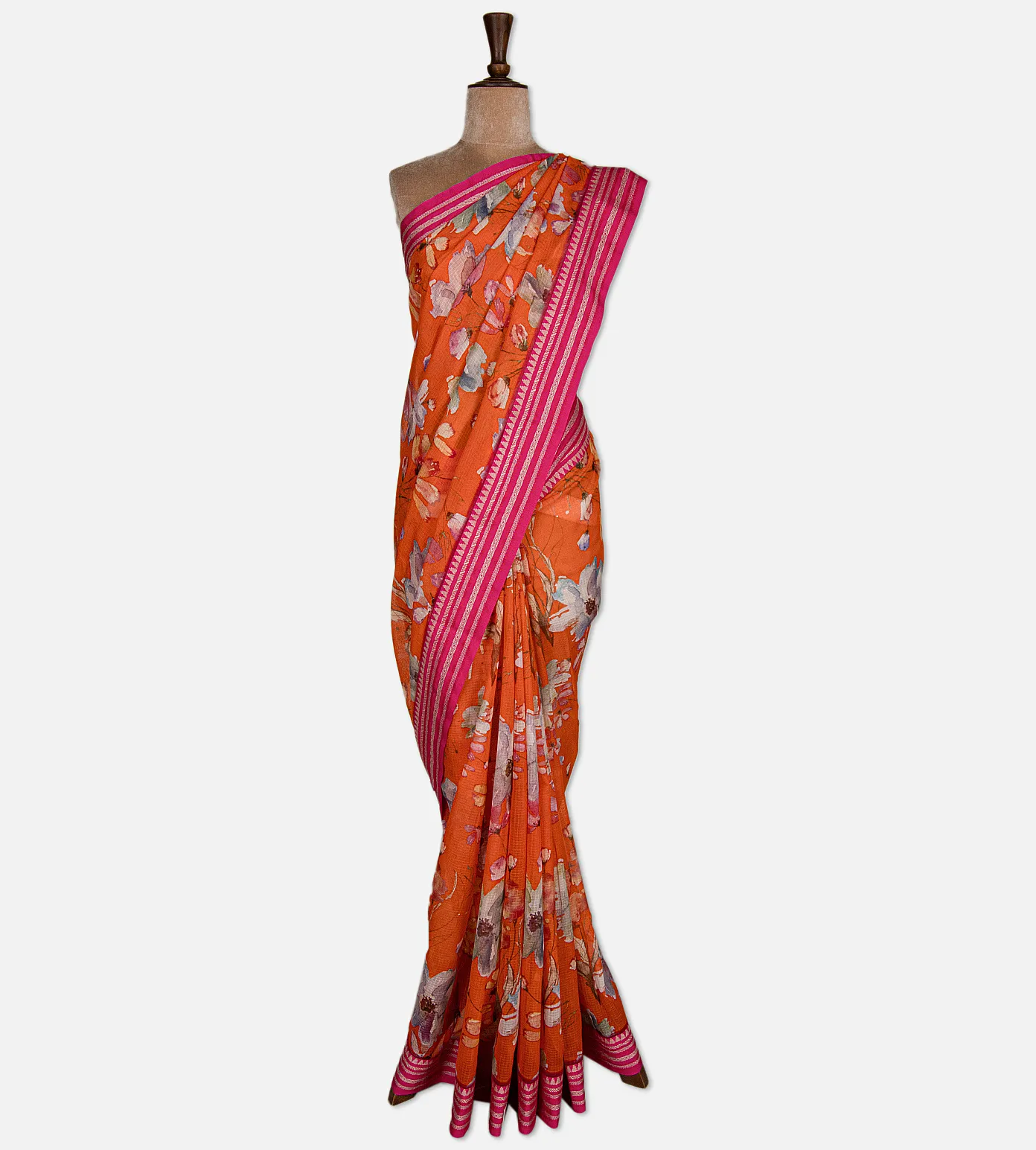 orange-kota-cotton-saree-d09127636-b