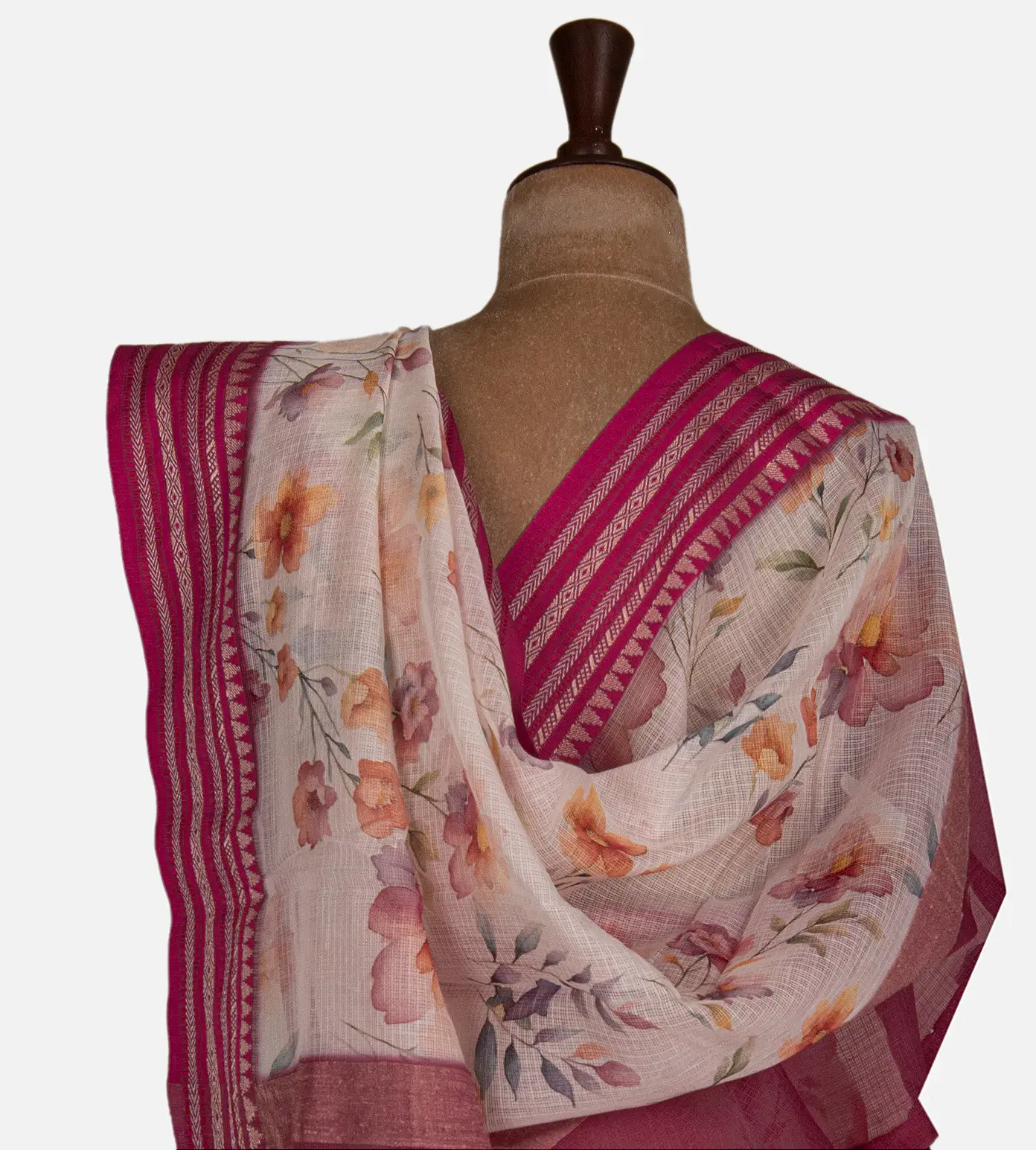 off-white-kota-cotton-saree-d09127660-c