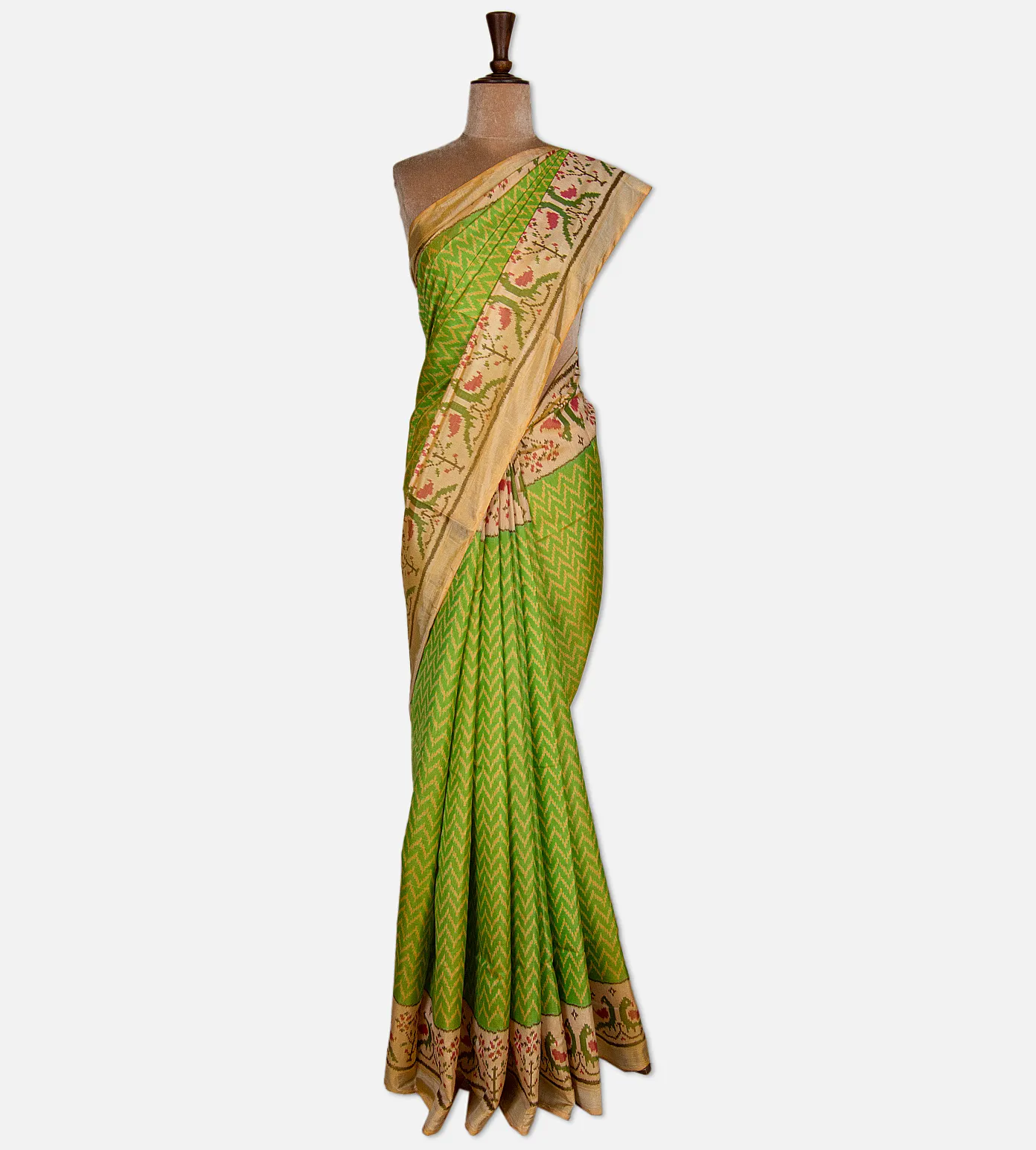 green-patola-silk-saree-d12142221-b