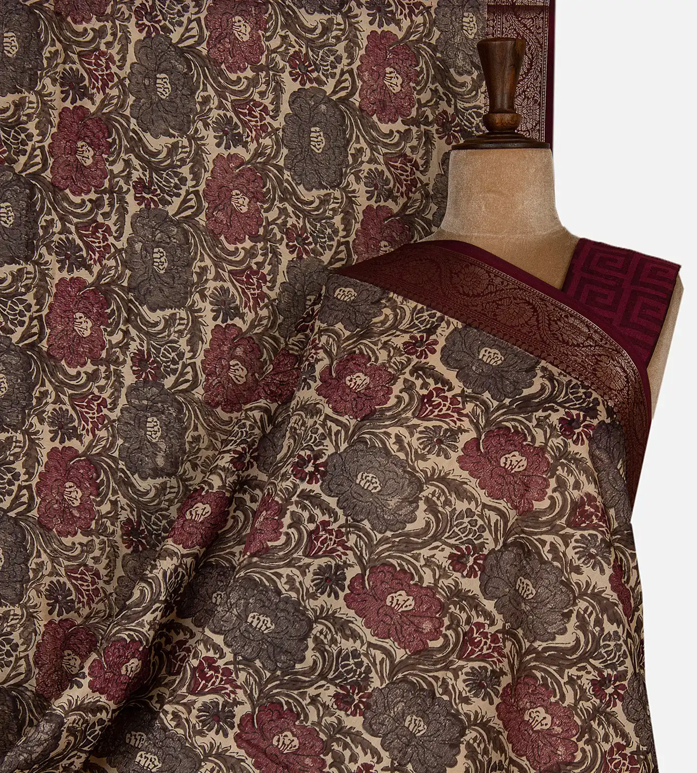 beige-chanderi-cotton-saree-d09123103-a