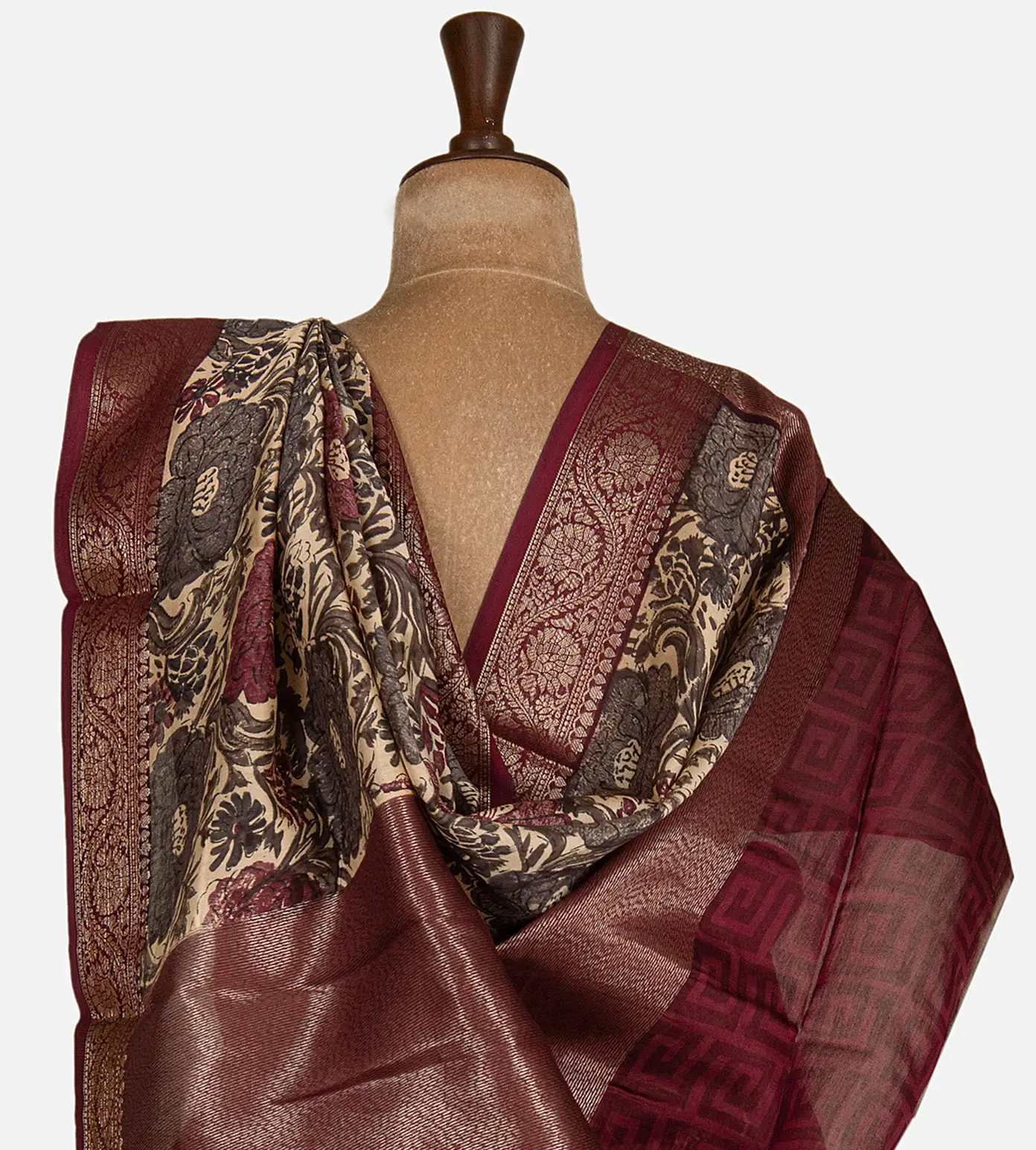 beige-chanderi-cotton-saree-d09123103-c