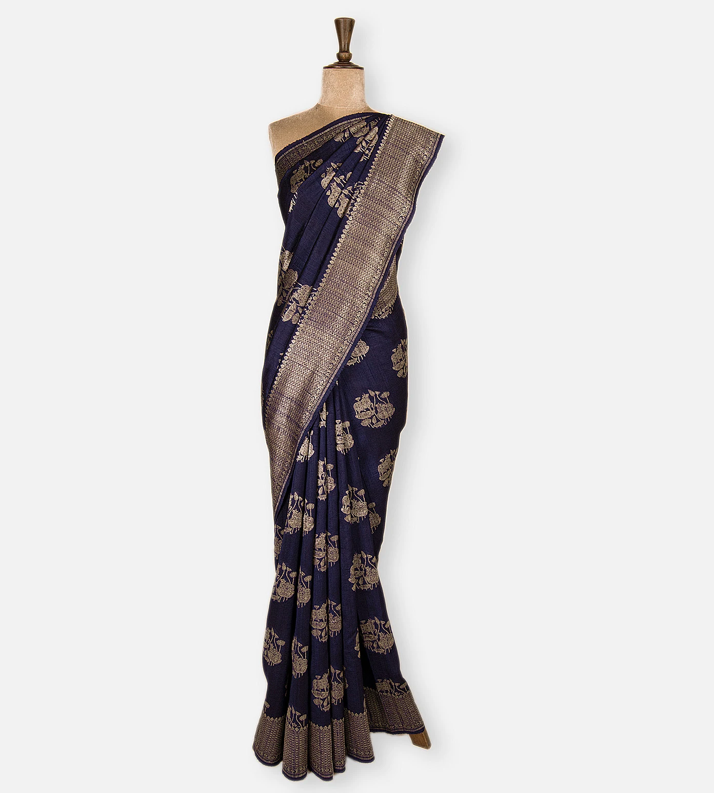 blue-banarasi-tussar-saree-d09128057-b