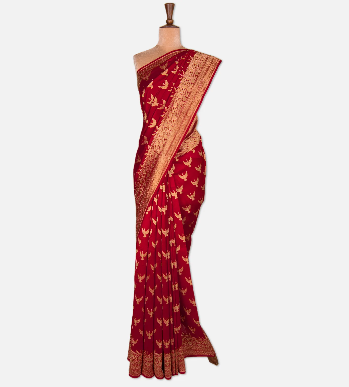 red-banarasi-tussar-saree-e01146515-b