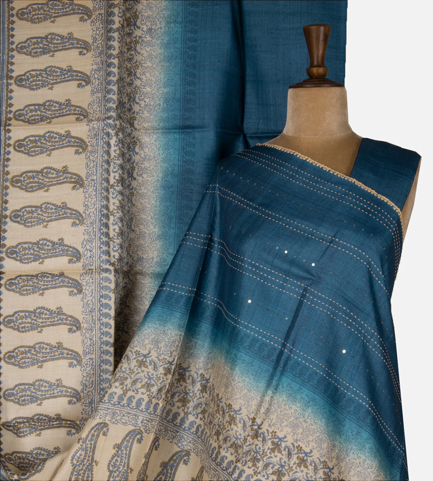 blue-and-off-white-tussar-saree-d09124182-a