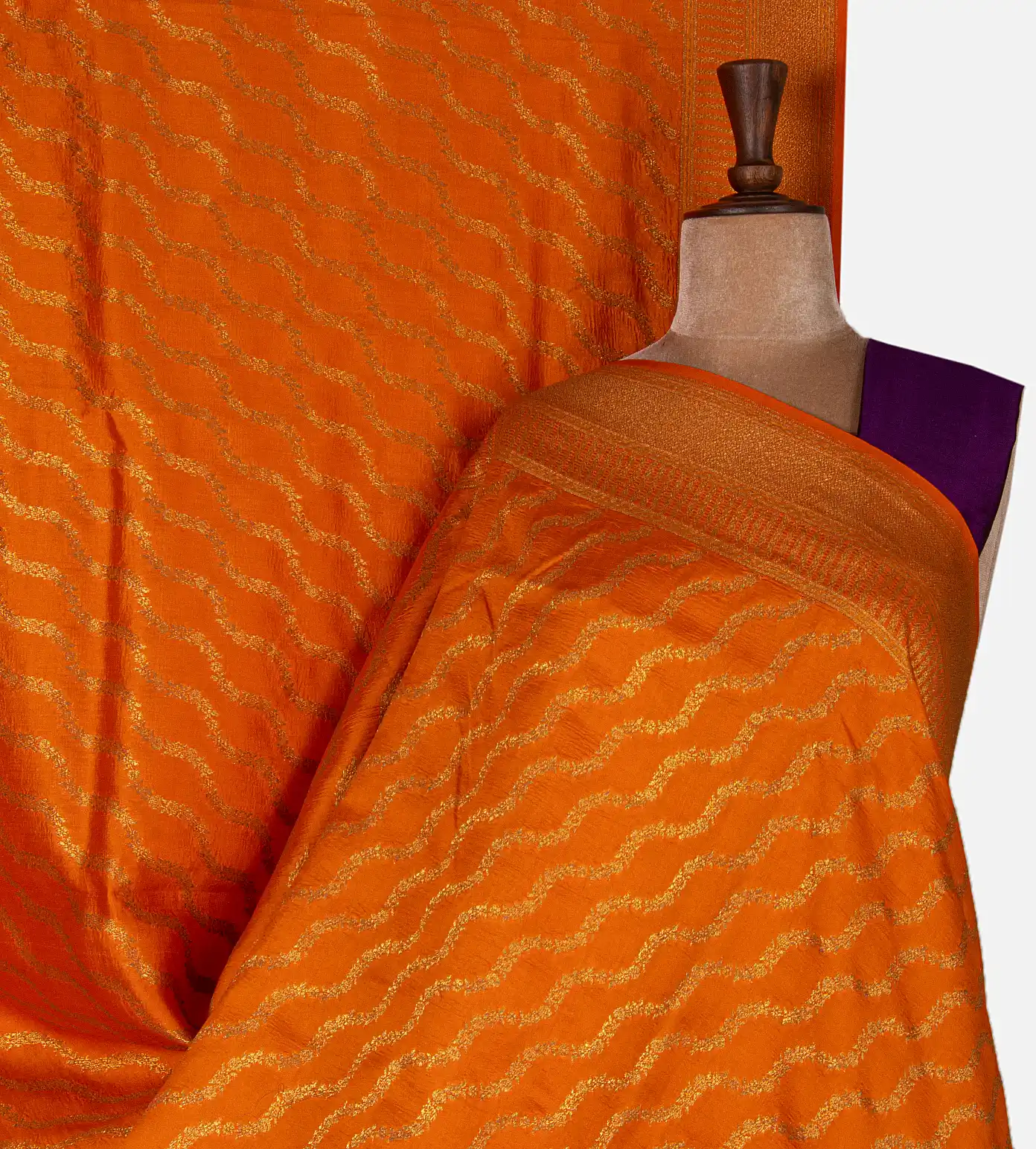 orange-banarasi-tussar-saree-d12140710-a