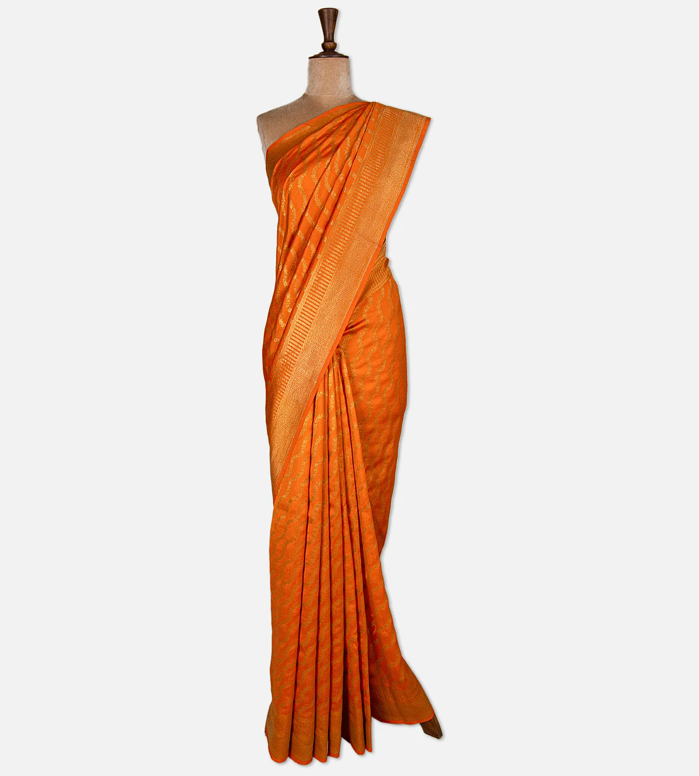 orange-banarasi-tussar-saree-d12140710-b