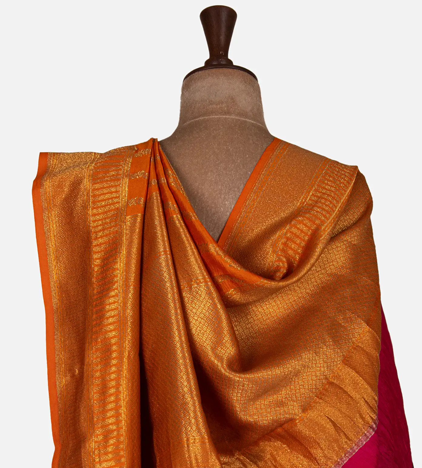 orange-banarasi-tussar-saree-d12140710-c