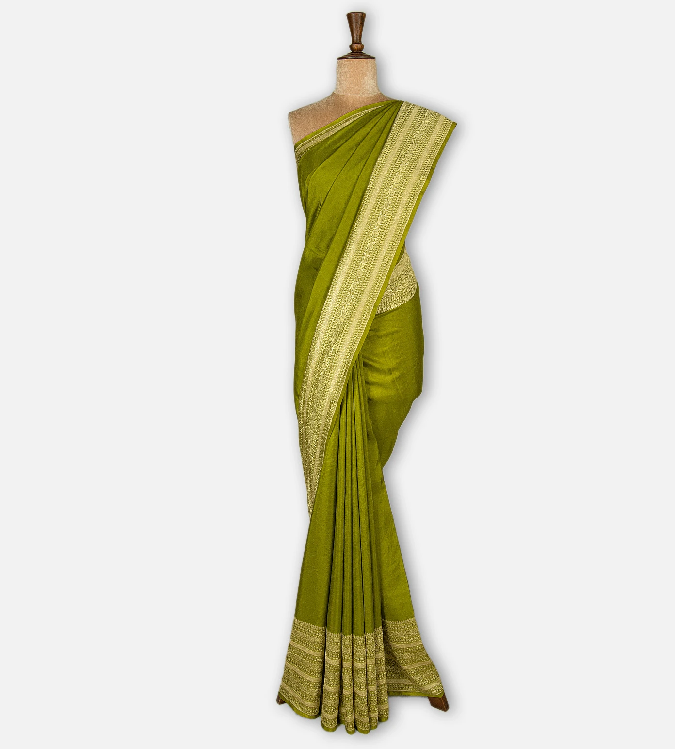 lime-green-banarasi-kattan-silk-saree-d09127234-b