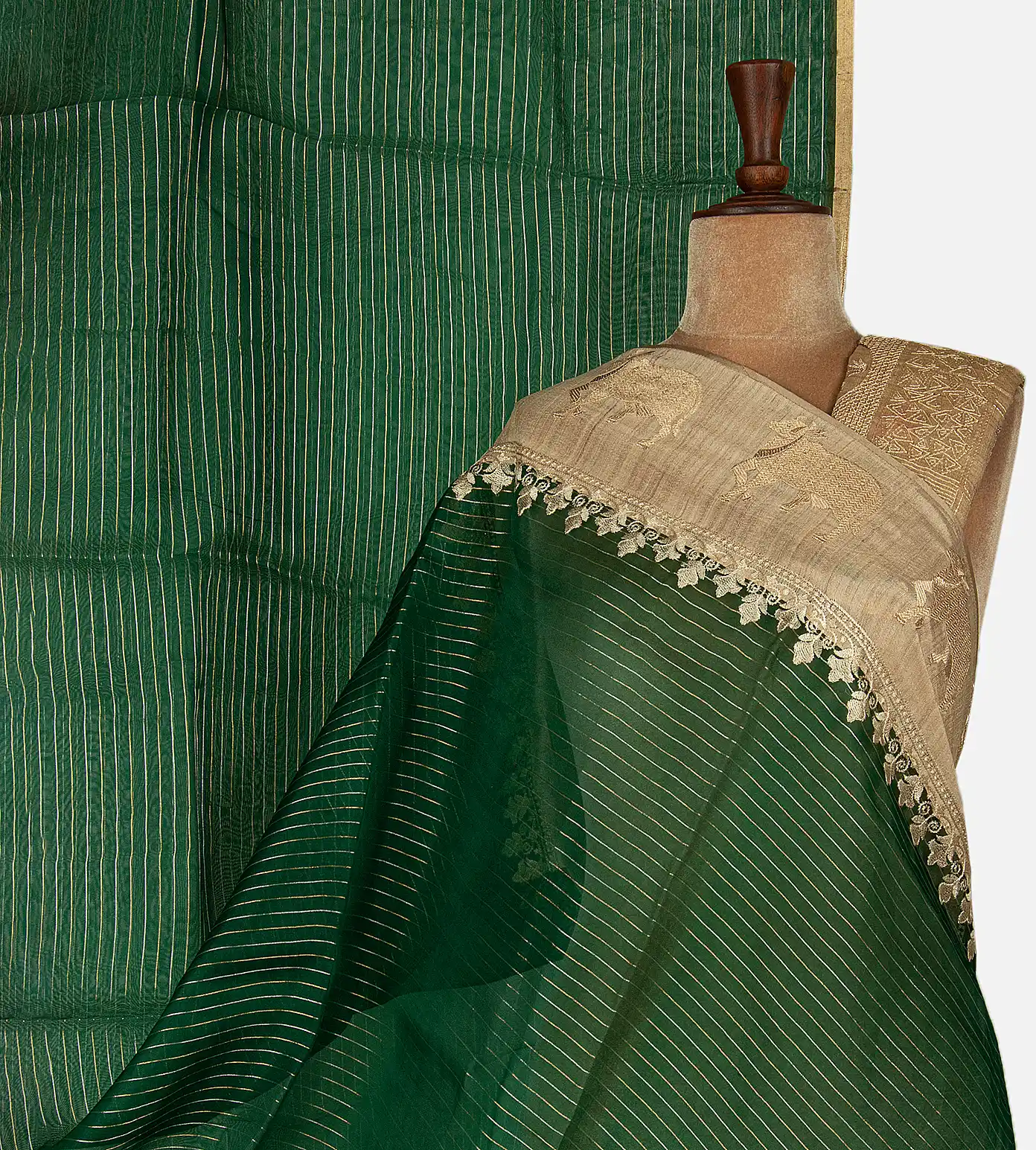 green-organza-saree-e01145966-a