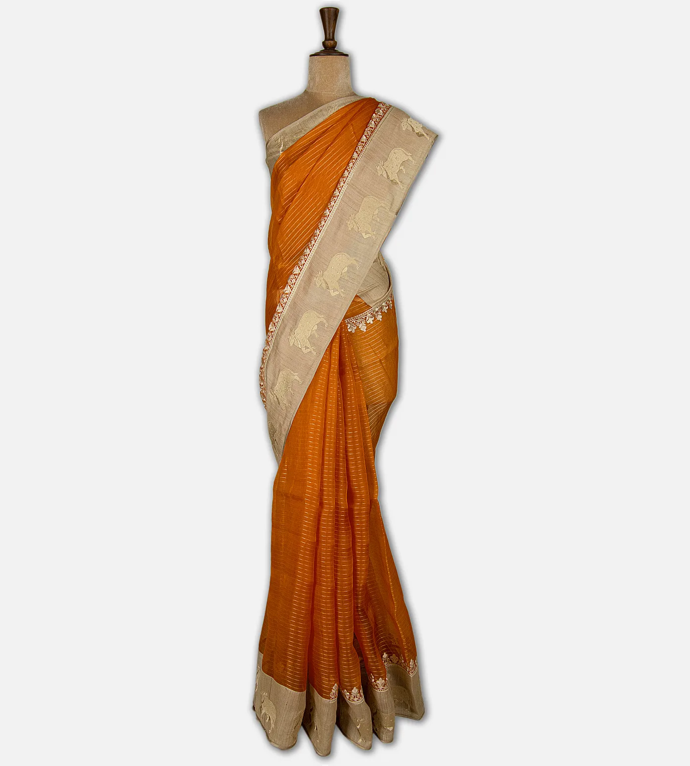 orange-organza-with-tussar-saree-e01145971-b