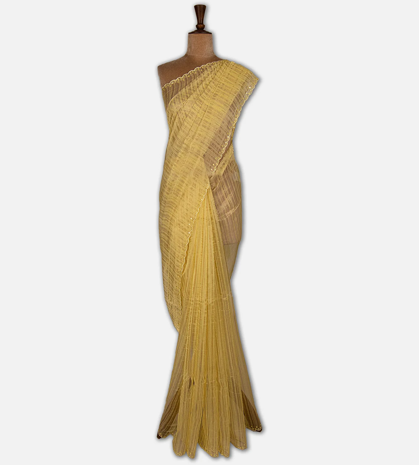 yellow-tussar-organza-saree-d11139686-b