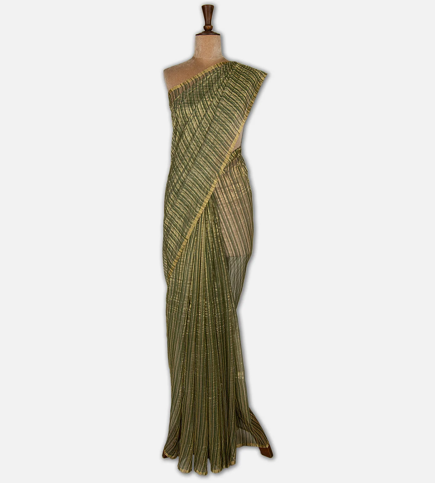 green-tussar-organza-saree-d11139678-b