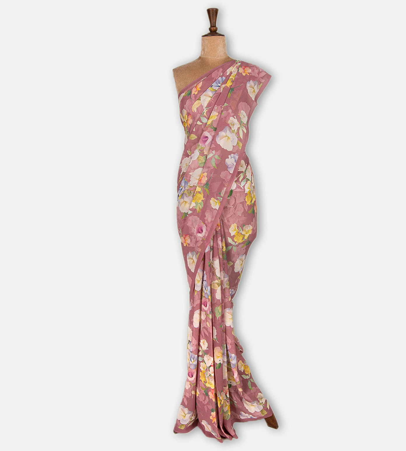 light-pink-georgette-saree-d11139531-b