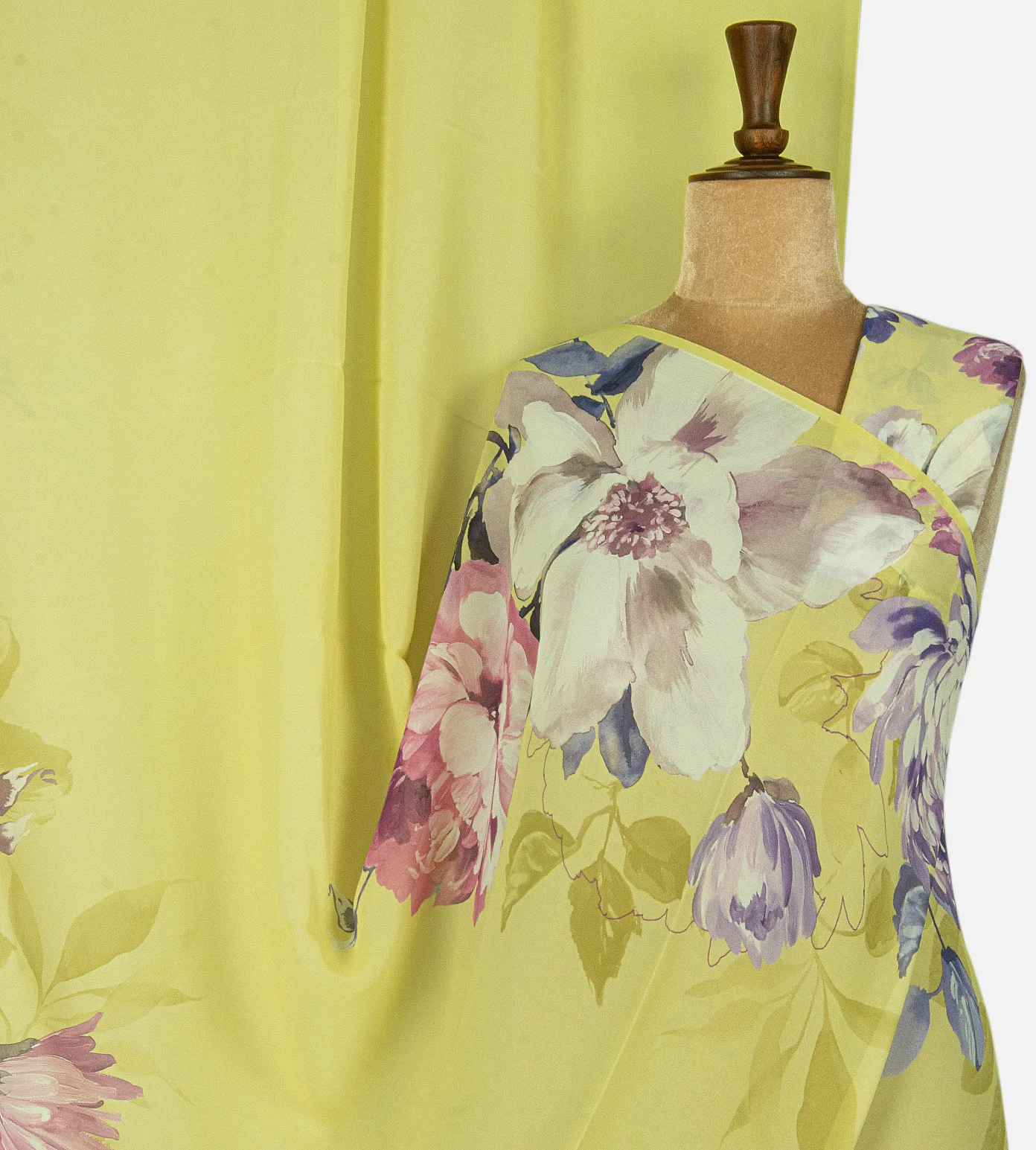 lime-yellow-georgette-saree-d08117132-a