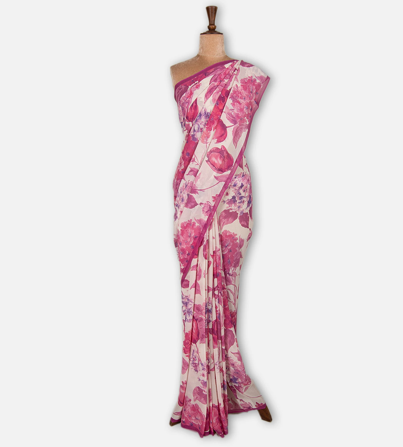off-white-georgette-saree-d11139522-b