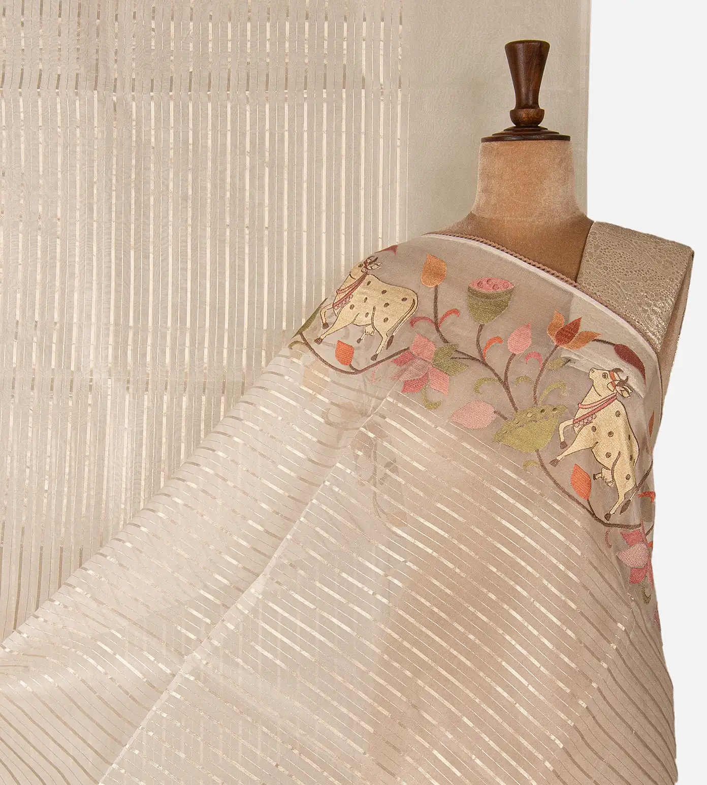 off-white-tissue-organza-saree-d12141380-a