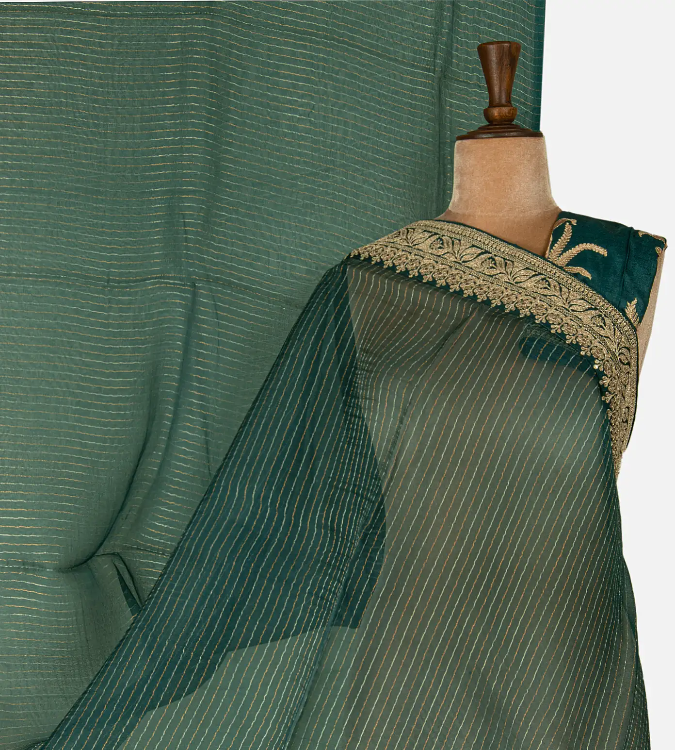 emerald-green-organza-saree-d07114822-a