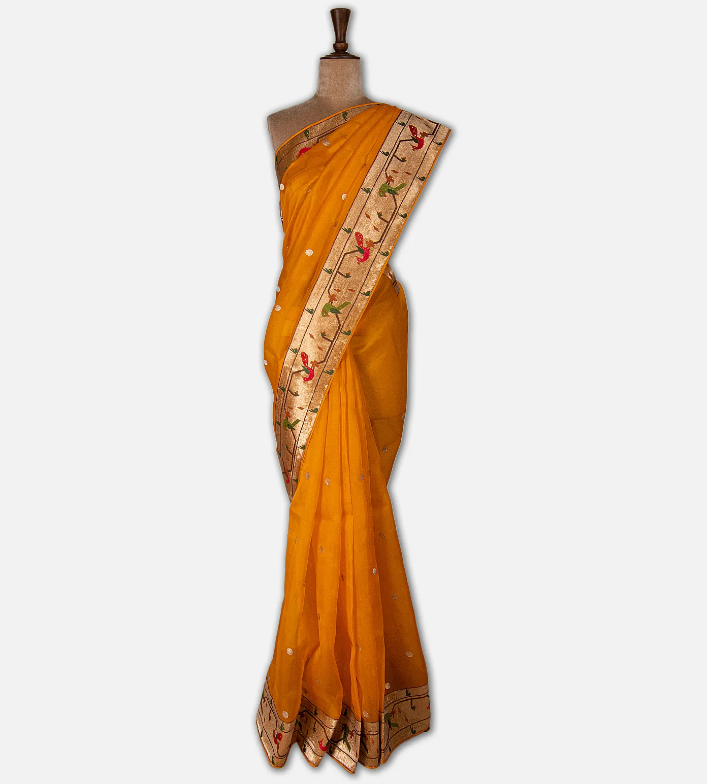 orange-organza-saree-d11137974-b