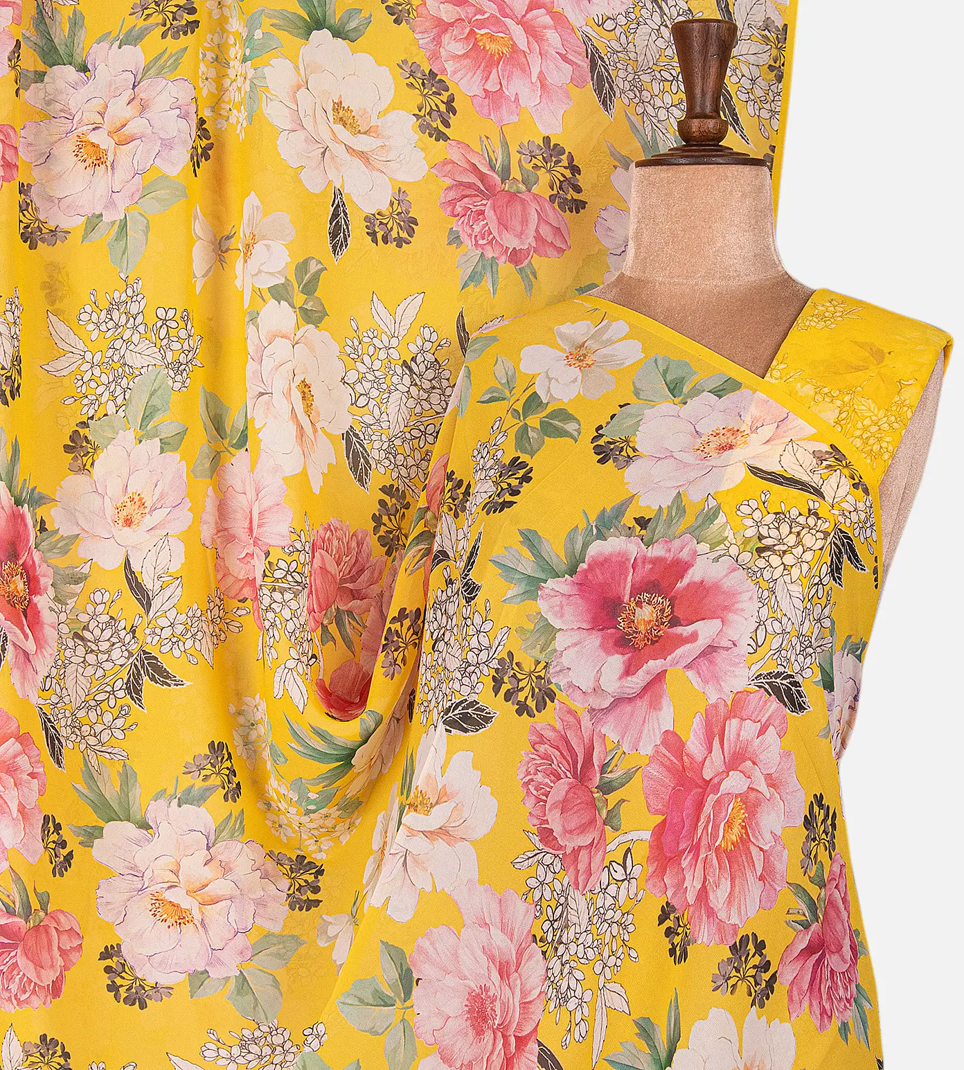 yellow-georgette-saree-d08117128-a