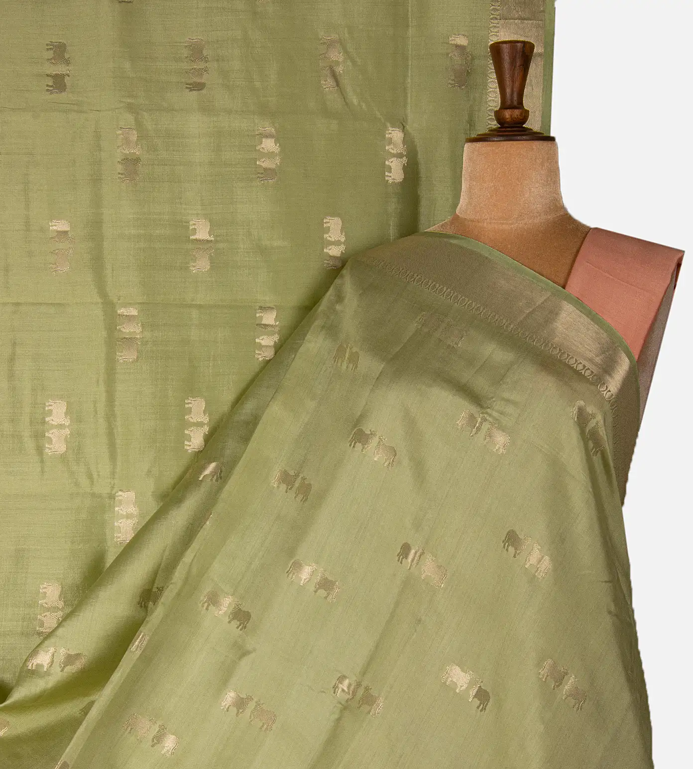 pastel-green-chaniya-silk-saree-d12141302-a