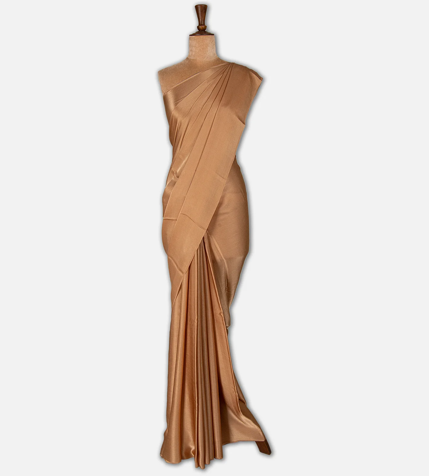 light-brown-satin-crepe-saree-d12140095-b
